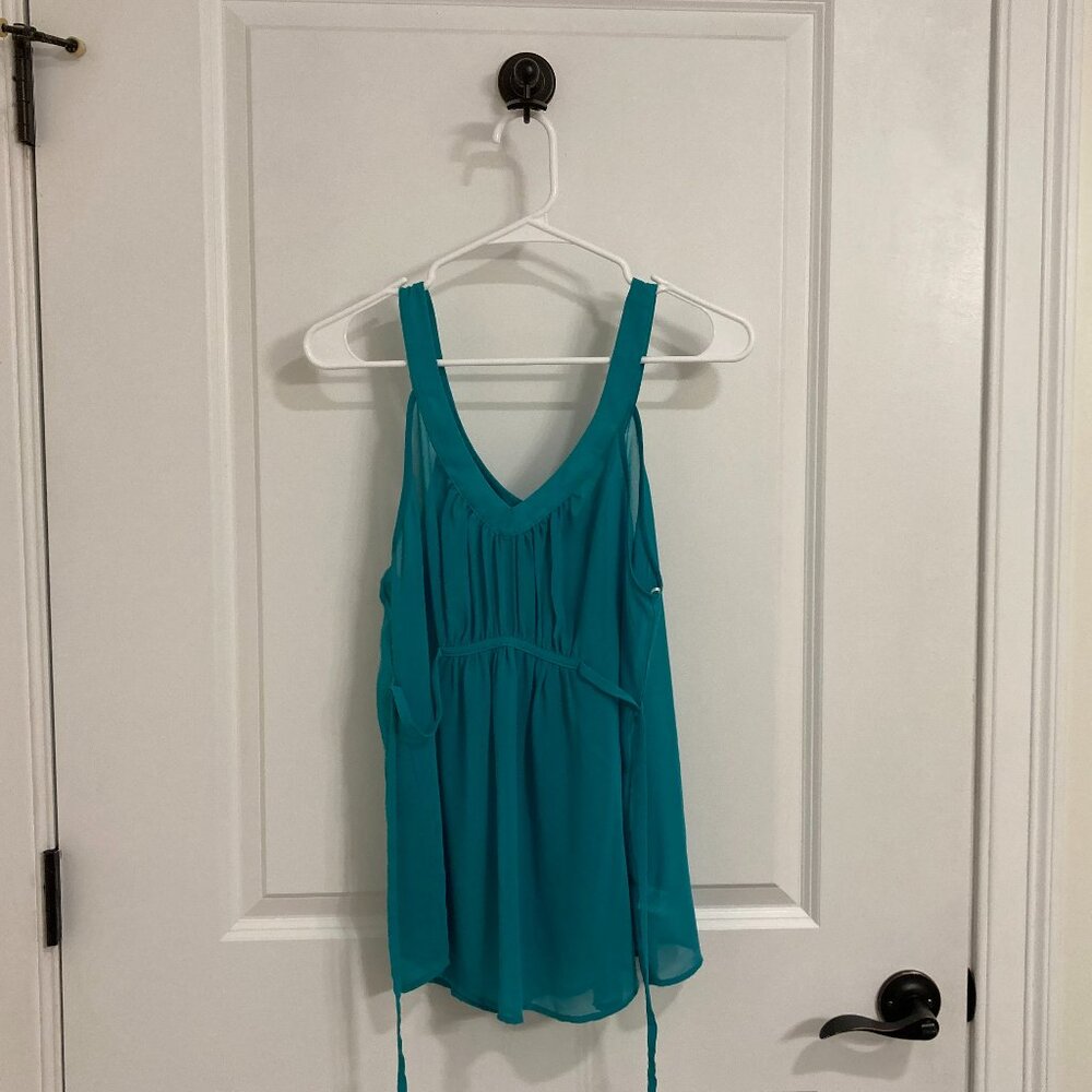 Vintage Forever21 Turquoise Blouse